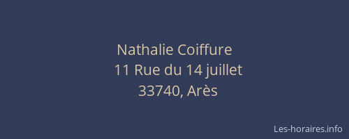 Nathalie Coiffure