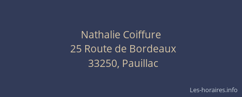Nathalie Coiffure