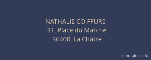 NATHALIE COIFFURE