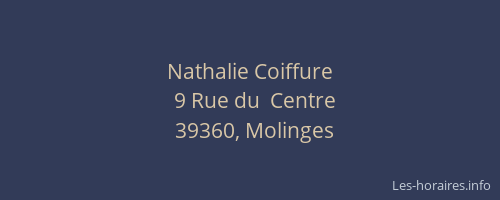 Nathalie Coiffure