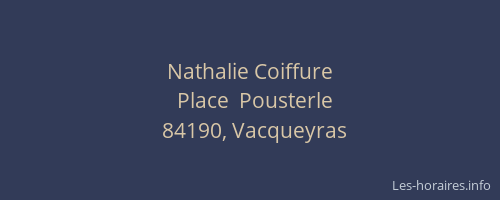 Nathalie Coiffure