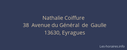 Nathalie Coiffure