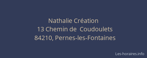 Nathalie Cr&eacute;ation