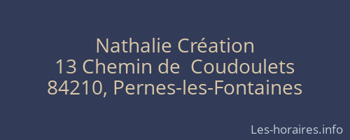 Nathalie Création