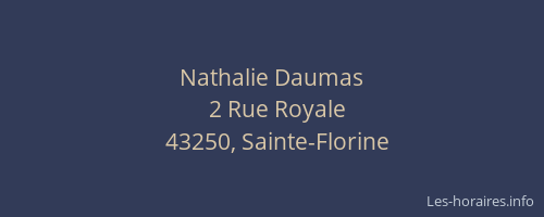 Nathalie Daumas