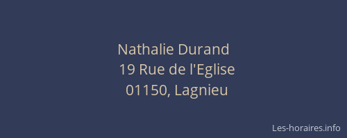 Nathalie Durand