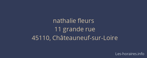 nathalie fleurs
