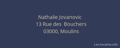 Nathalie Jovanovic