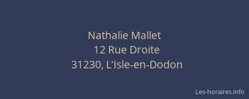Nathalie Mallet