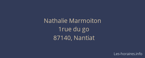 Nathalie Marmoiton