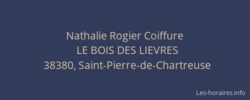 Nathalie Rogier Coiffure