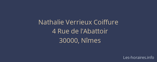 Nathalie Verrieux Coiffure