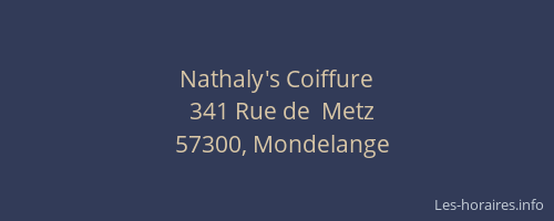Nathaly's Coiffure