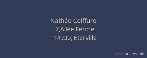 Nathéo Coiffure