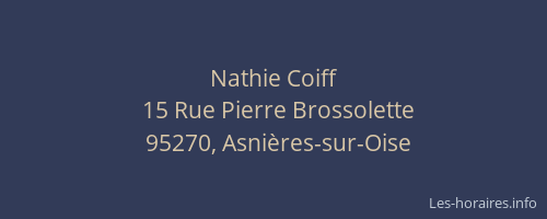 Nathie Coiff