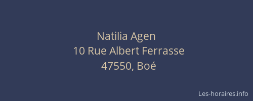 Natilia Agen