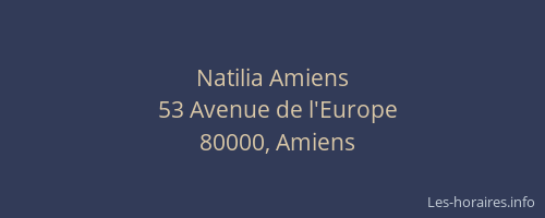 Natilia Amiens