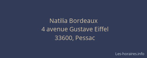 Natilia Bordeaux