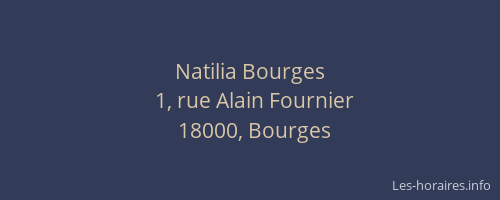 Natilia Bourges