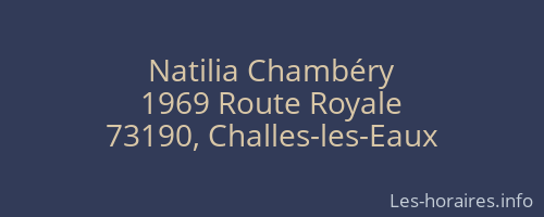 Natilia Chambéry