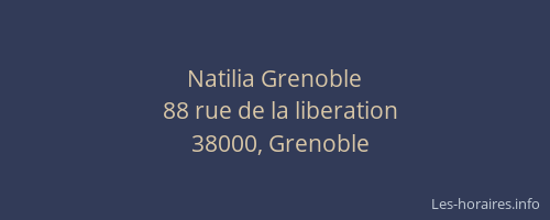 Natilia Grenoble