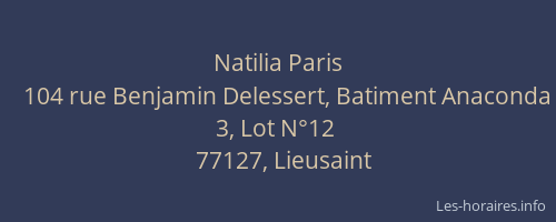 Natilia Paris