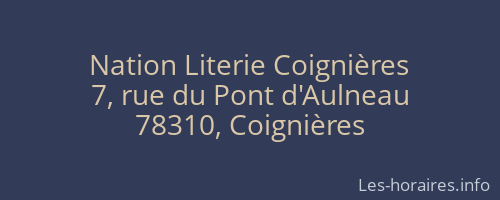 Nation Literie Coignières