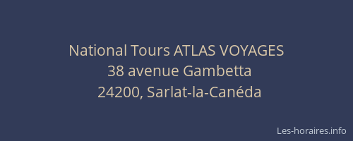 National Tours ATLAS VOYAGES