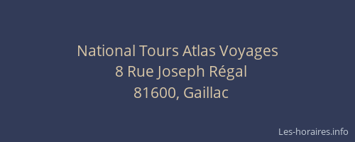 National Tours Atlas Voyages