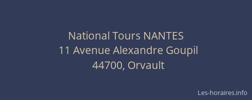 National Tours NANTES
