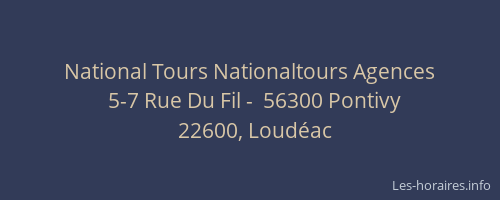 National Tours Nationaltours Agences