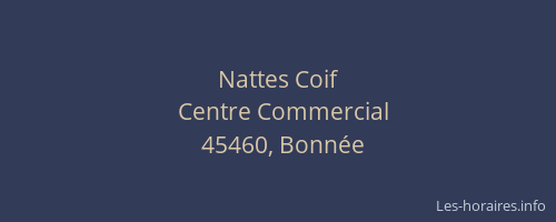 Nattes Coif
