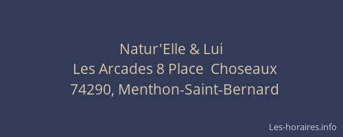 Natur'Elle & Lui