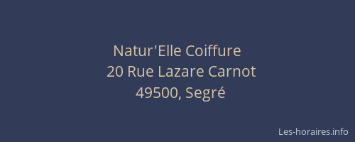 Natur'Elle Coiffure
