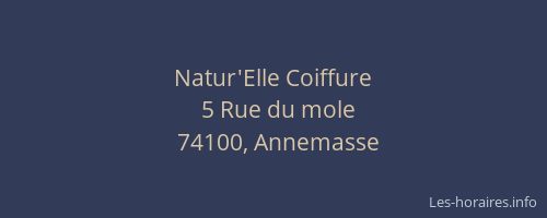 Natur'Elle Coiffure
