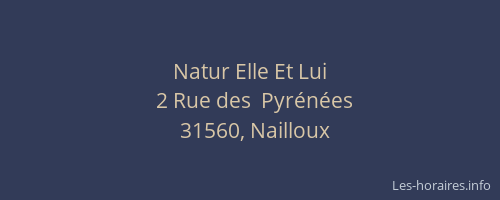 Natur Elle Et Lui