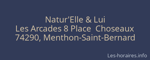 Natur'Elle & Lui