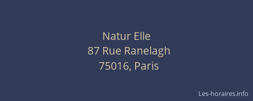Natur Elle