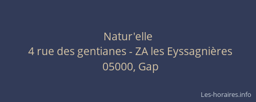 Natur'elle