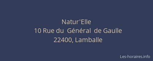 Natur'Elle