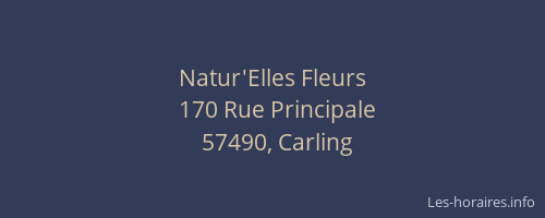 Natur'Elles Fleurs