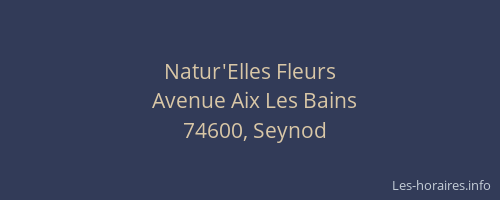 Natur'Elles Fleurs