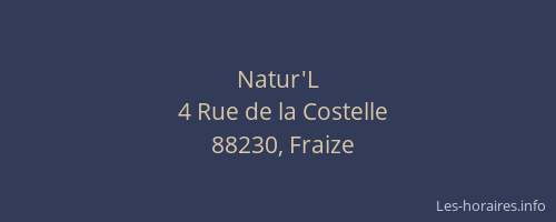 Natur'L