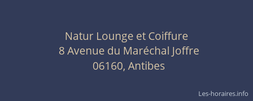 Natur Lounge et Coiffure