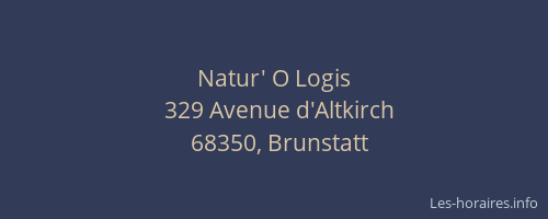 Natur' O Logis
