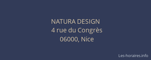 NATURA DESIGN