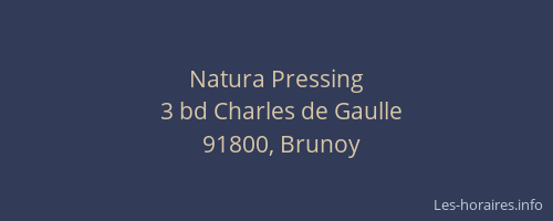 Natura Pressing