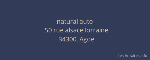natural auto