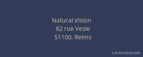 Natural Vision