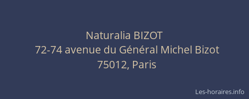 Naturalia BIZOT